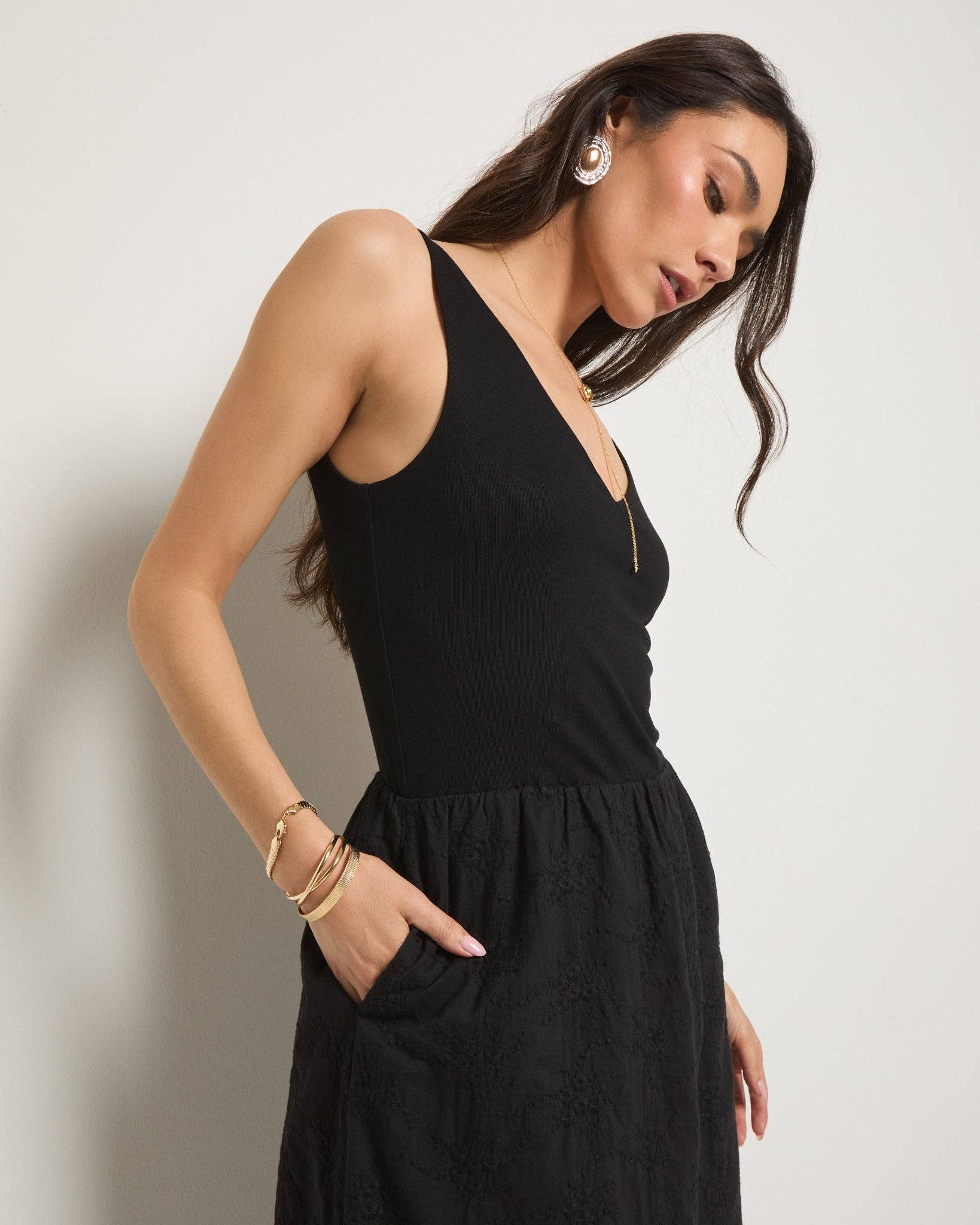 Washed Black Free Spirit Dress for wholesale on Faire3