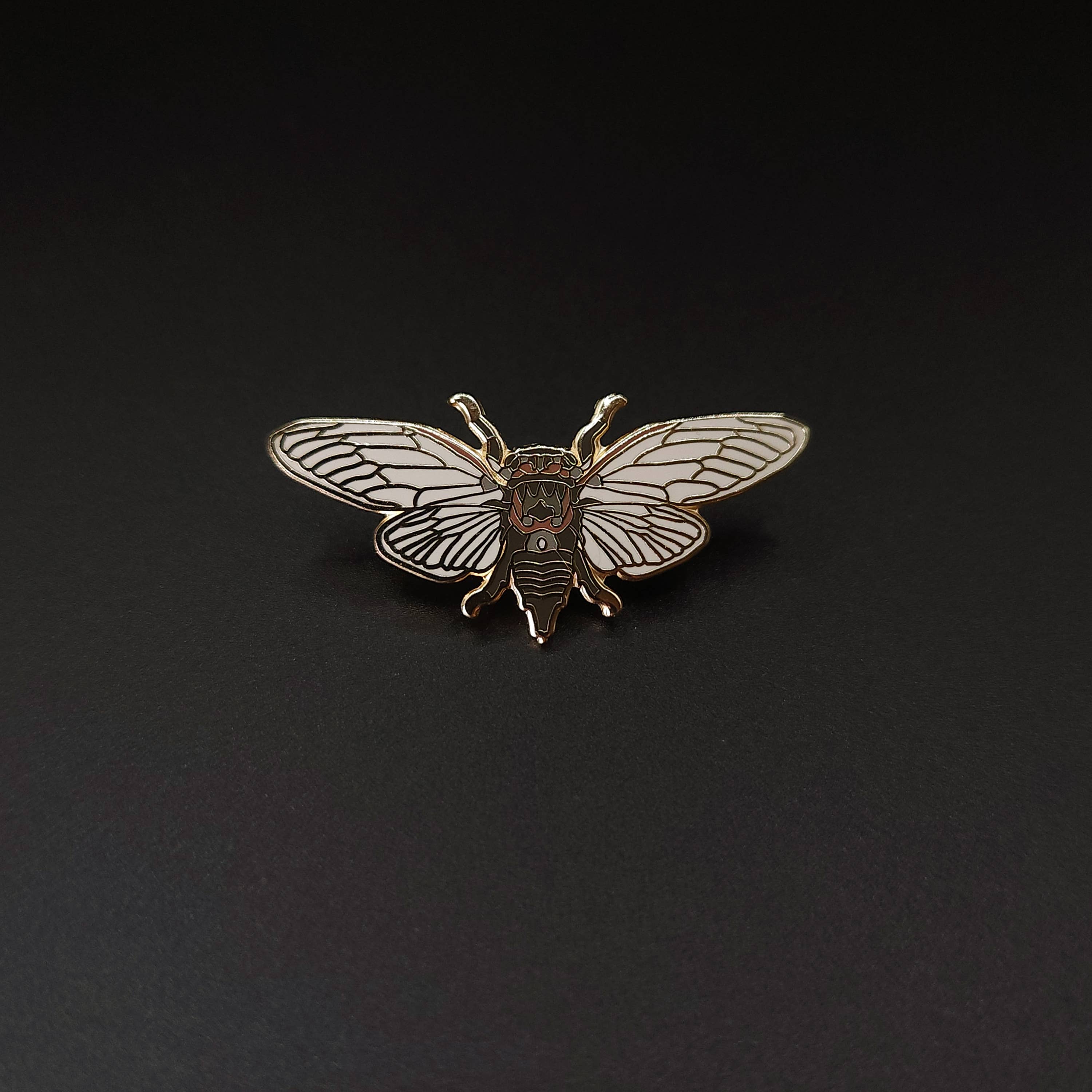 Pinsects - Wholesale Lapel Pin/Button - Scissor Grinder Cicada  Educational Insect Enamel Pin2