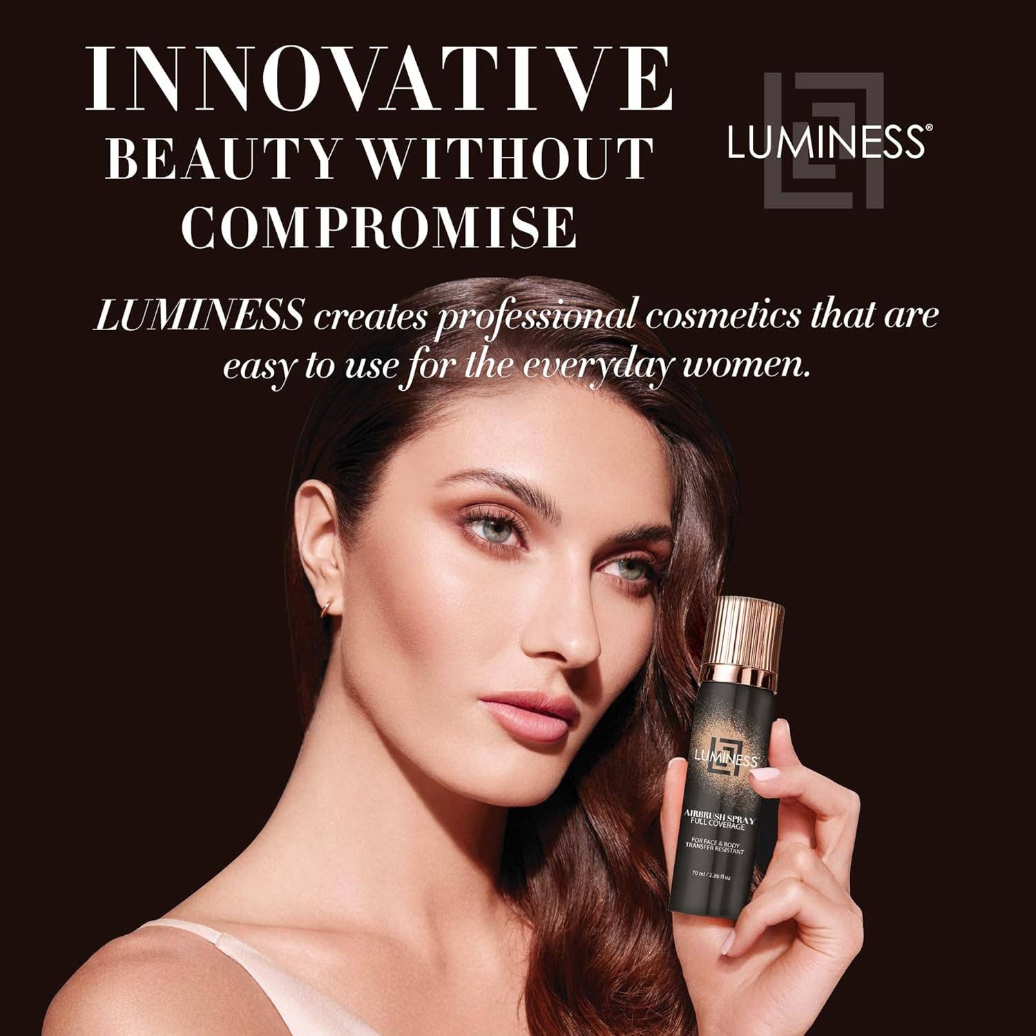 LUMINESS - Wholesale Foundation - Airbrush Spray Full Coverage Body & Face Foundation with Buffing Brush7