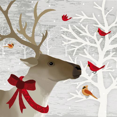 Paperproducts Design • Ambiente - Wholesale Disposable Napkin - BEV- DEER FRIENDS0