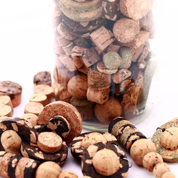 Folclore Crafts – wholesale Craft supplies – Natural round cork beads and balls | 10mm or 12mm