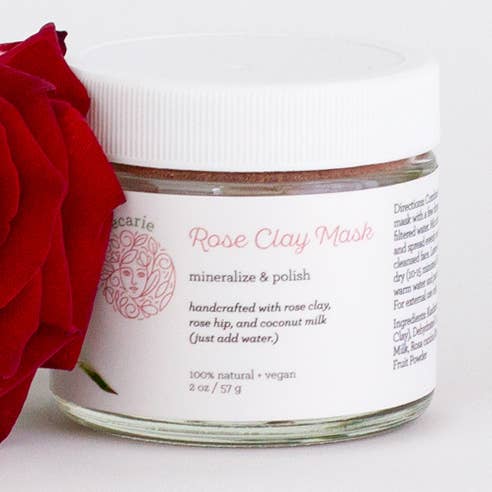 Rose Clay Mask for wholesale by florapothecarie