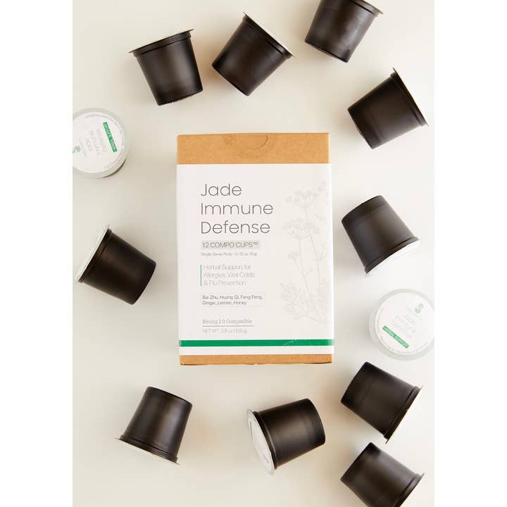 Green Empress Herbs - Vendita all'ingrosso Tisane salutari e depurative - 12 coppe COMPO: Difesa immunitaria della giada