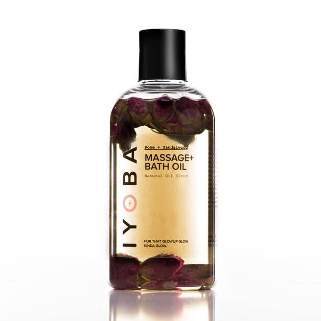 Rose and Sandalwood Massage and Bath Oil for wholesale by Iyoba