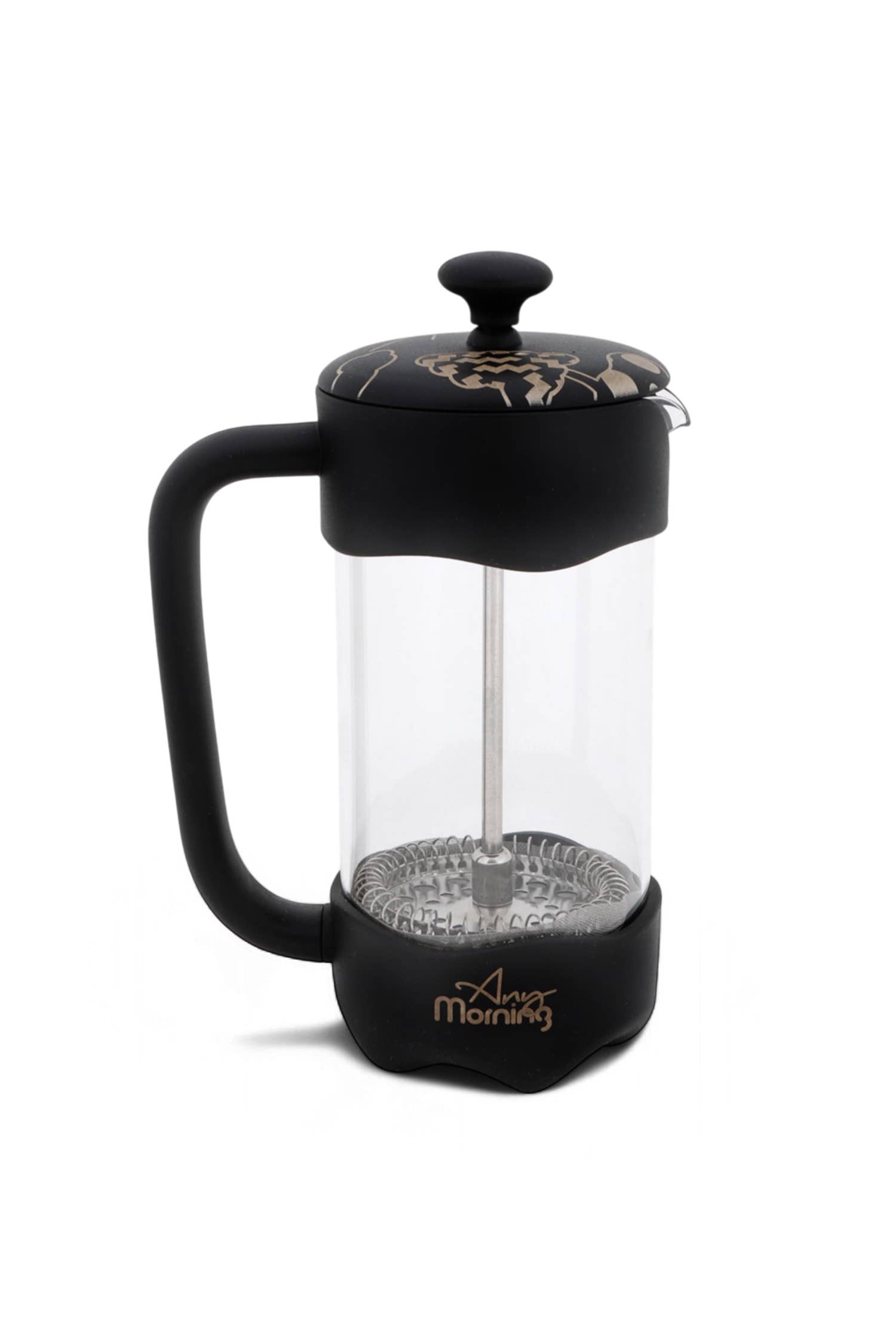 Biggbrands - Vendita all'ingrosso Caffettiere French press - Qualsiasi Mattina FY92 Caffettiera a Stantuffo per Caffè e Tè 11 oz (350 ml)1