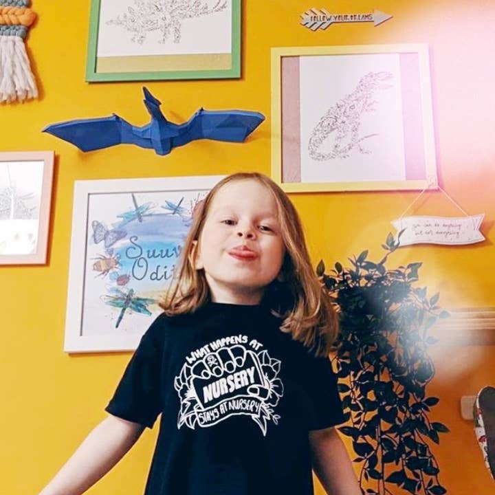 What Happens At Nursery Tee for wholesale by The Badass Collective