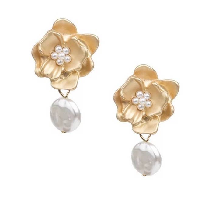 Athena Bridal Jewellery - Wholesale Dangle Earrings - VINTAGE HEIRLOOM EARRINGS - GOLD7