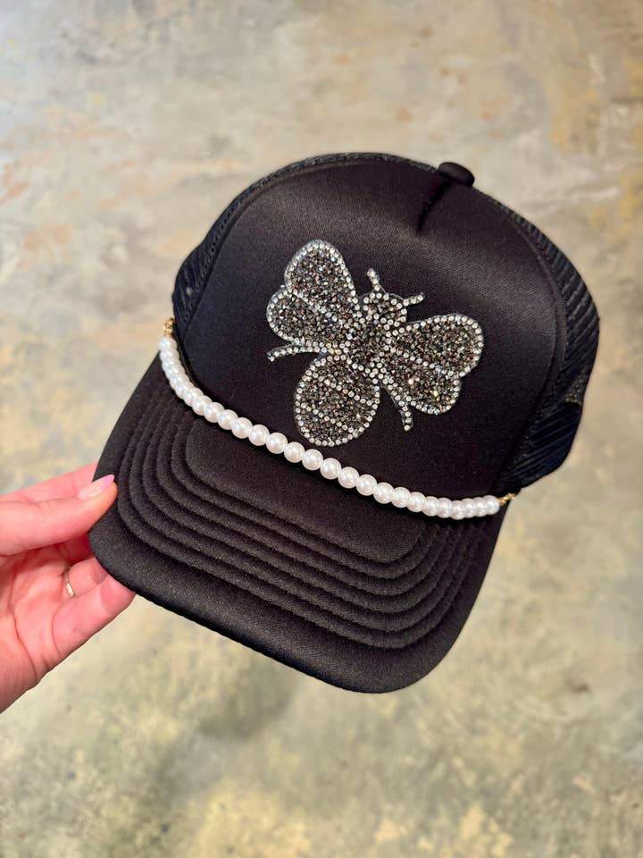 Cappello da camionista Black Bee per la vendita all'ingrosso da parte di Magnolia Charms