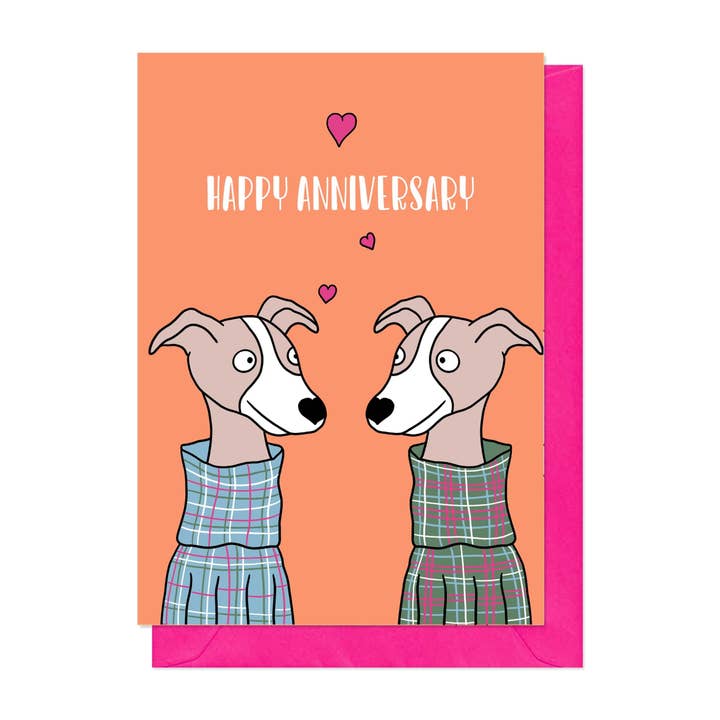 Scottish Anniversary Card for wholesale by Neon Magpie
