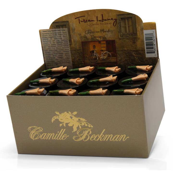 Camille Beckman - Wholesale Hand cream/lotion - Tuscan Honey Glycerine Hand Therapy mini jars1