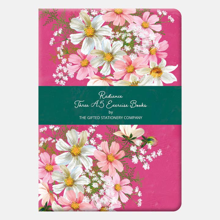A5 Exercise Books (Set of 3) - Radiance for wholesale by The Gifted Stationery Company