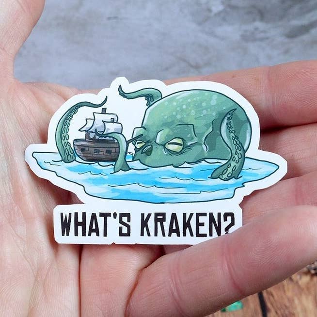 Cos'è l'adesivo Kraken per la vendita all'ingrosso da parte di Level 1 Gamers