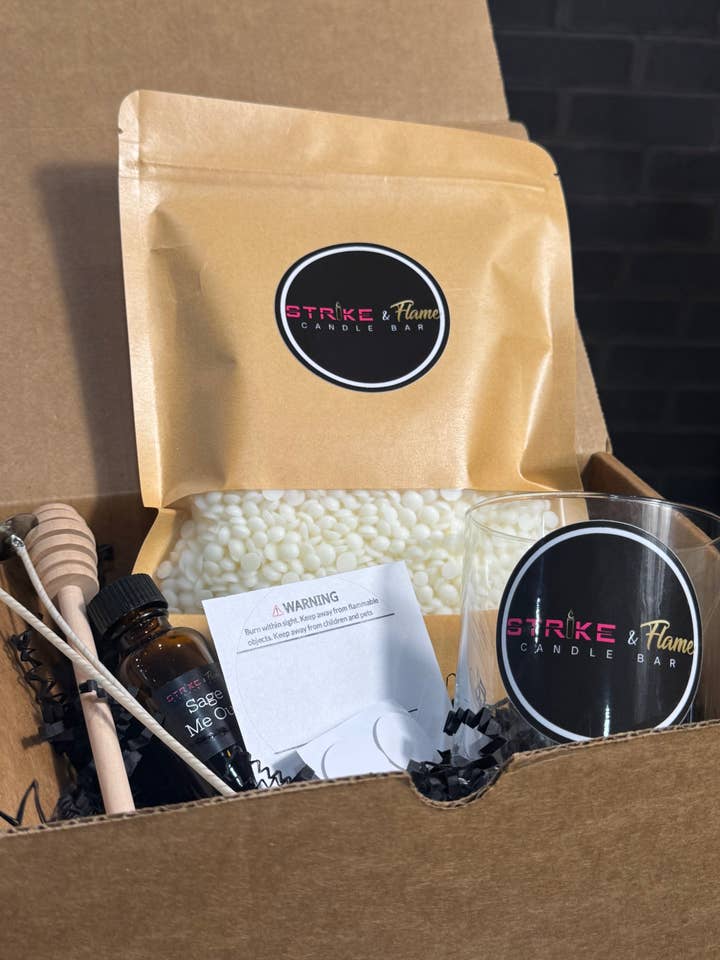 DIY Home Candle Making Kit for wholesale by Strike & Flame