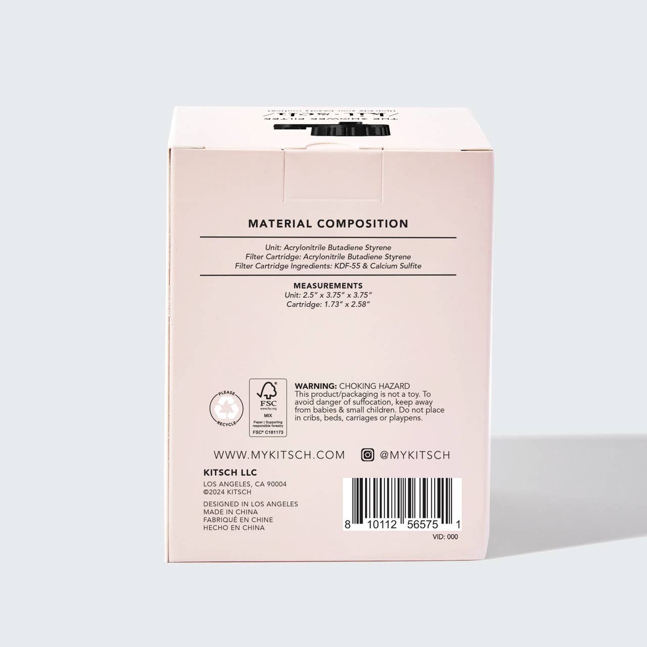 KITSCH - Wholesale Water Filter - The Shower Filter - Black10