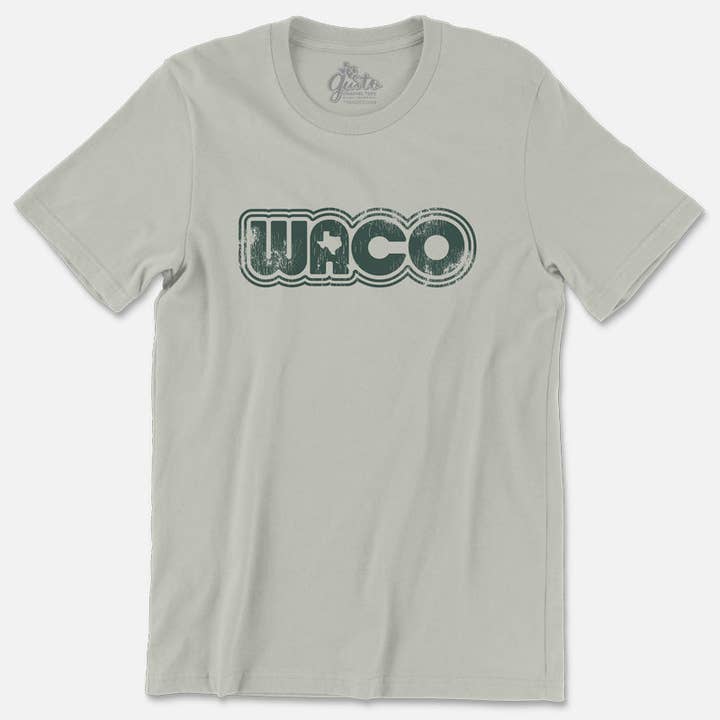 Retro Waco T-Shirt | Vintage Waco Texas Graphic Tee for wholesale by Gusto Graphic Tees
