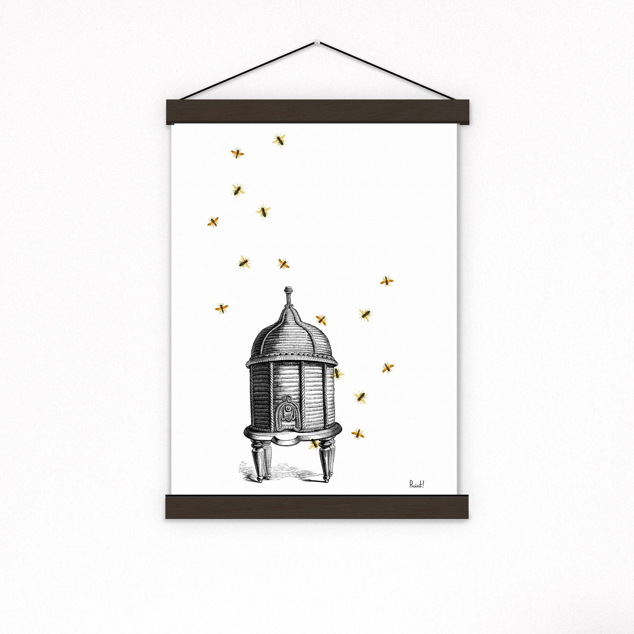 PRRINT! - Wholesale Art Print - Bee hive Print2