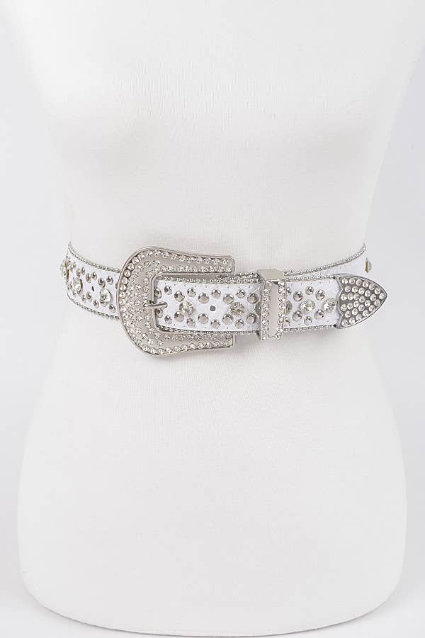 3AM BY H&D ACCESSORIES - Wholesale Belt - Women's - Studded Rhinestone Belt9