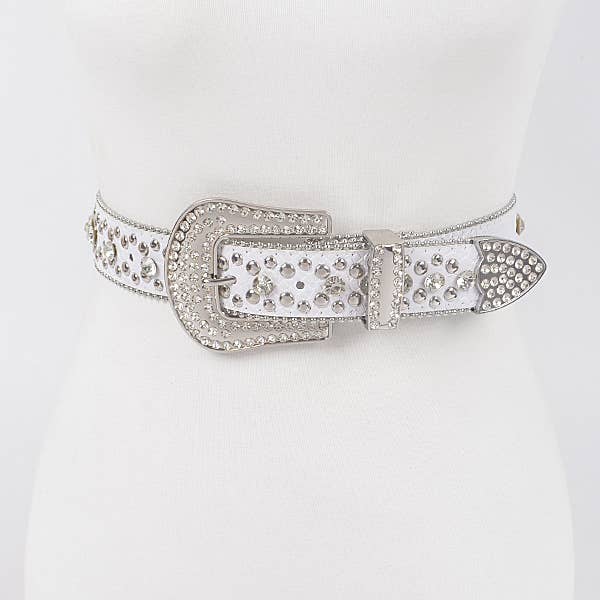 3AM BY H&D ACCESSORIES - Wholesale Belt - Women's - Studded Rhinestone Belt9