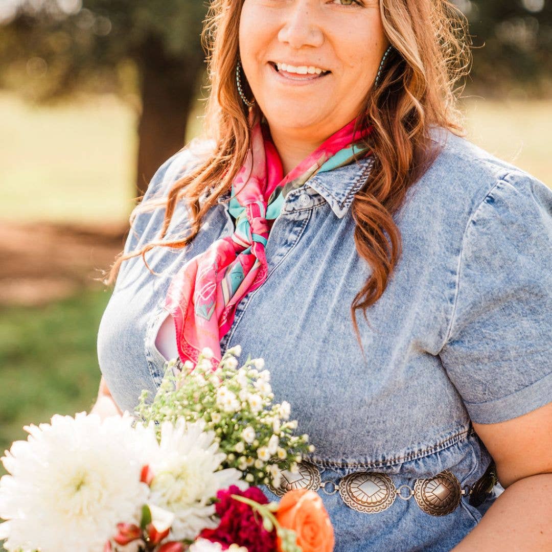 Whipin Wild Rags - Wholesale Scarf - Women's - Faith Women's Silk Scarf 36x36 Inches10