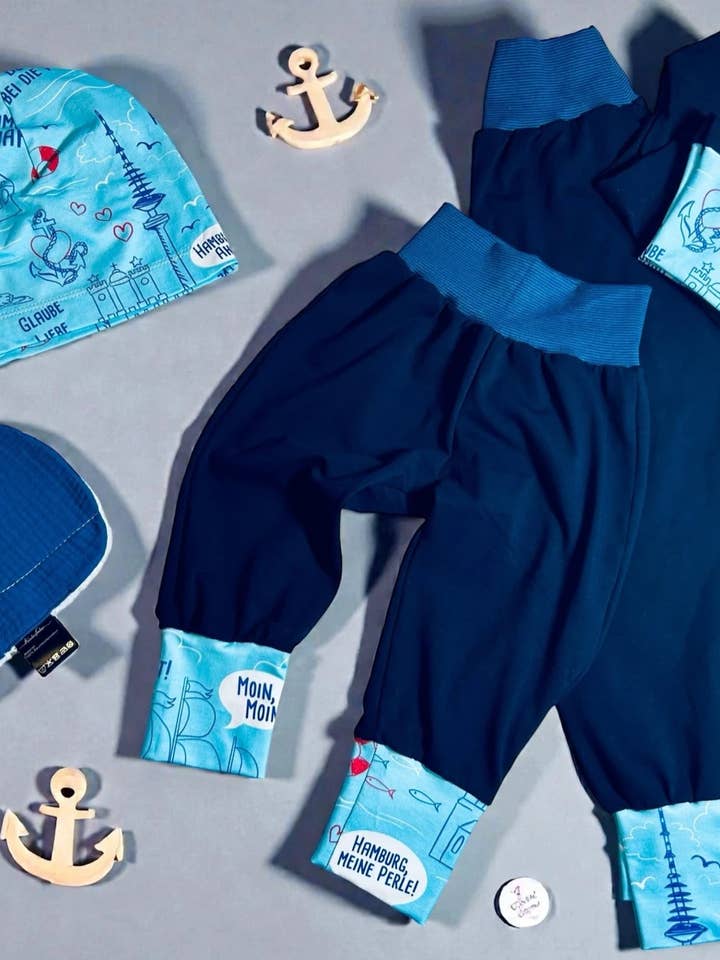 Pumphose "Hamburgliebe" – växer med barnet | handgjord för wholesale av Küstenfieber®