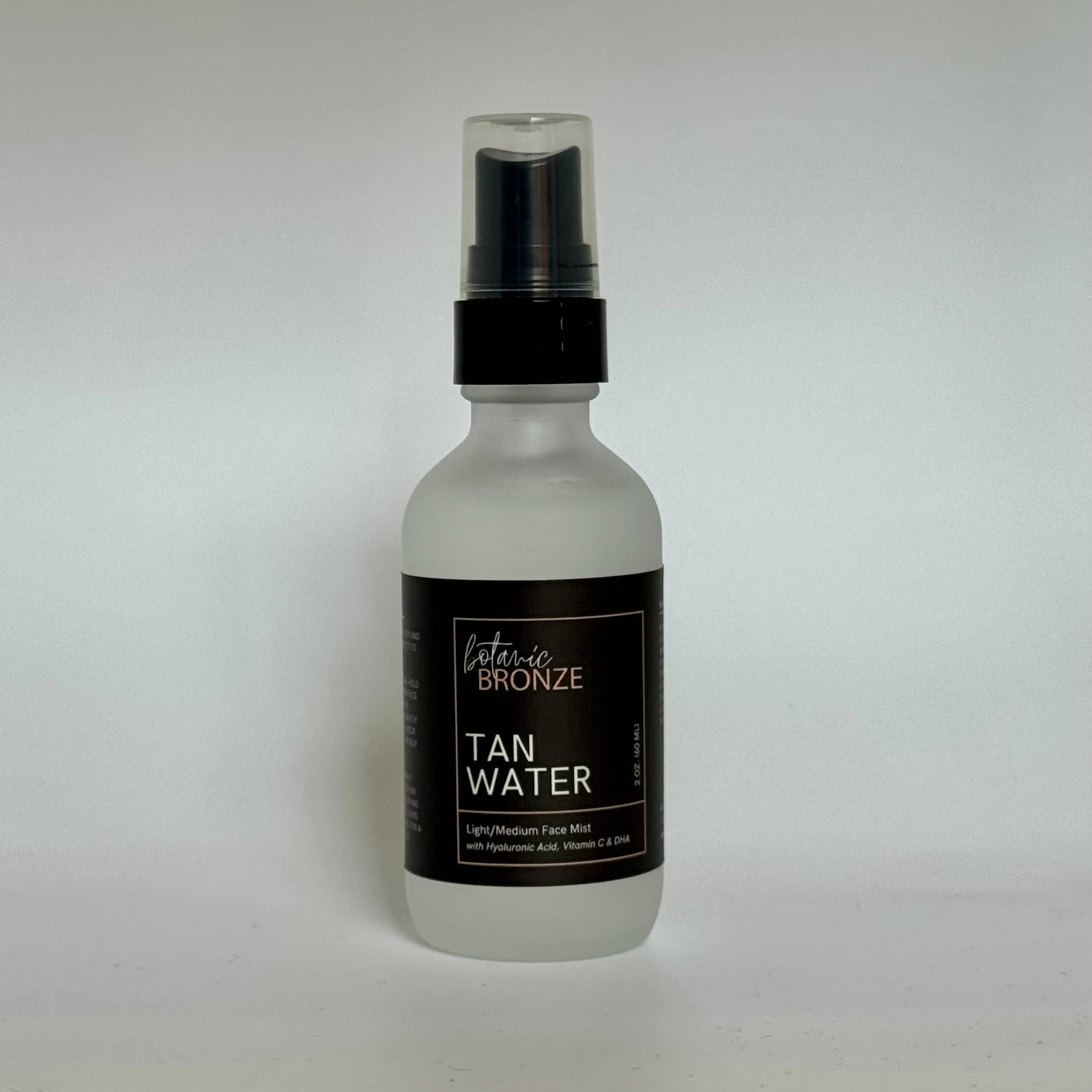 Botanic Bronze - Wholesale Self-tanner - Self Tan Water 2 oz Glass Bottle