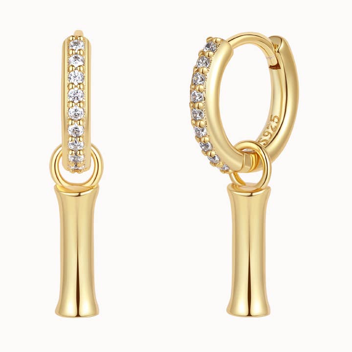 Nava Copenhagen – wholesale Huggie earrings – Hai Earrings - Gold Plated0