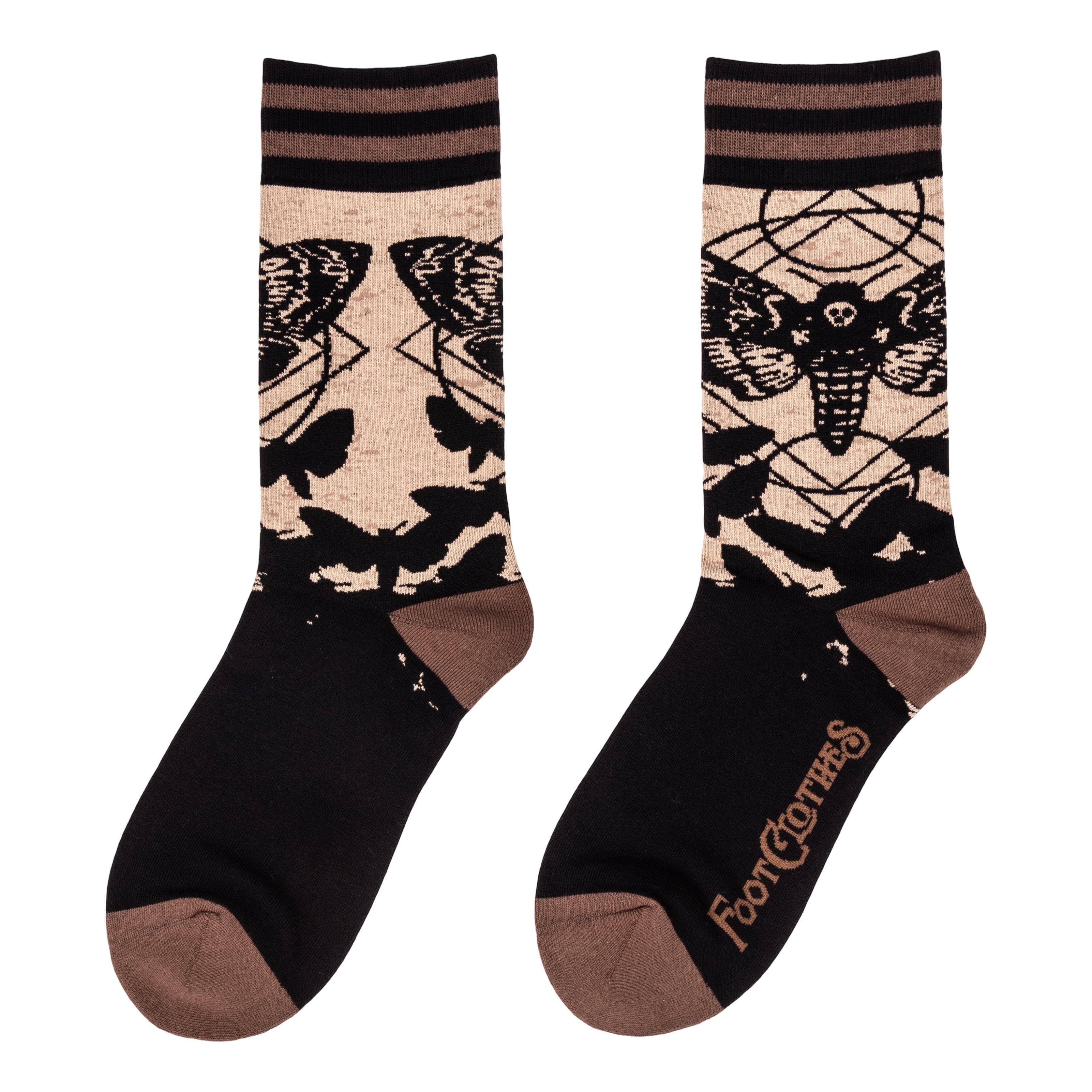 FootClothes LLC – wholesale Socks – Unisex – Death's Head Hawkmoth Socks1