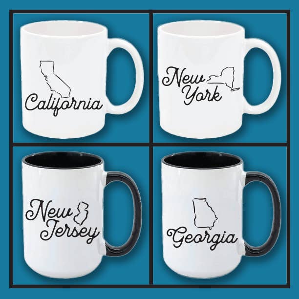 Show Your State Pride - Pick Your State 11oz/15oz Mugs for wholesale by B.Berish