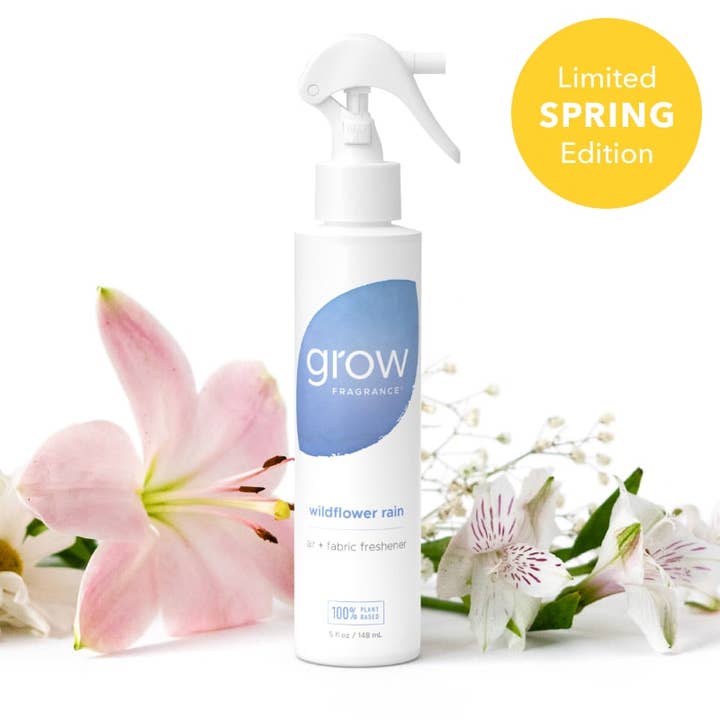 Grow Fragrance - Wholesale Room & Linen Spray - Wildflower Rain Air and Fabric Freshener7