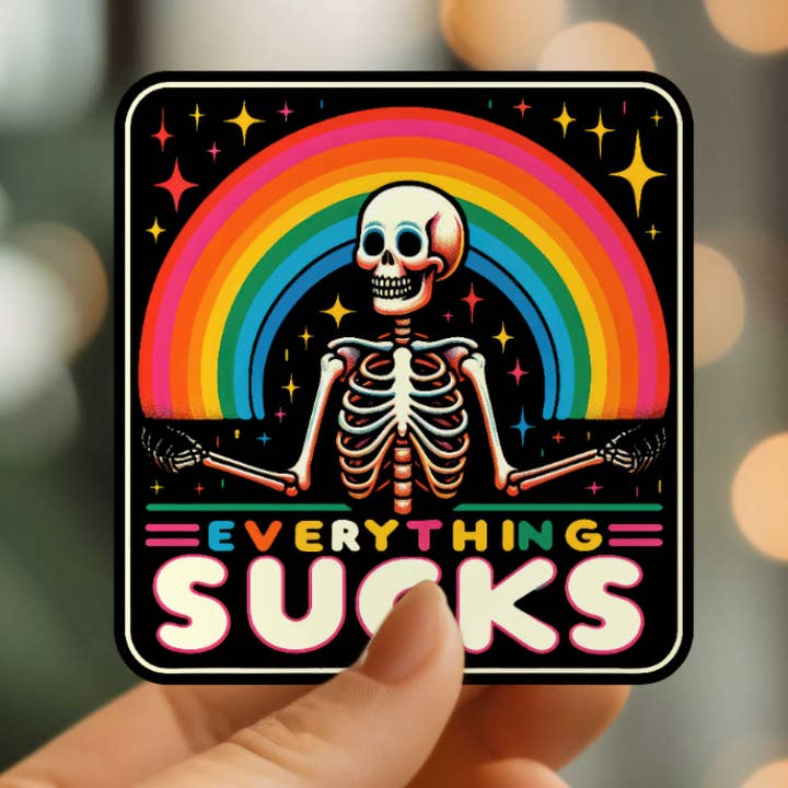 Adesivo de vinil Funny Everything Suga por atacado de Mystical Monkey Toes