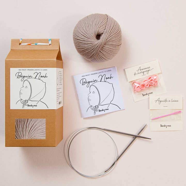 Beguin Noah Linen Layette Box for wholesale by Tricotez-moi