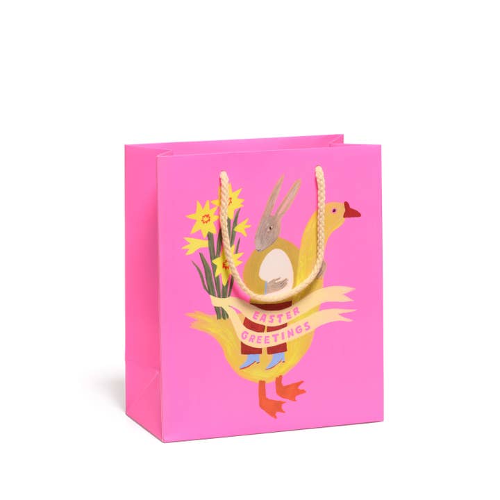 Sac cadeau moyen Lapin et Oie pour la vente par Red Cap Cards