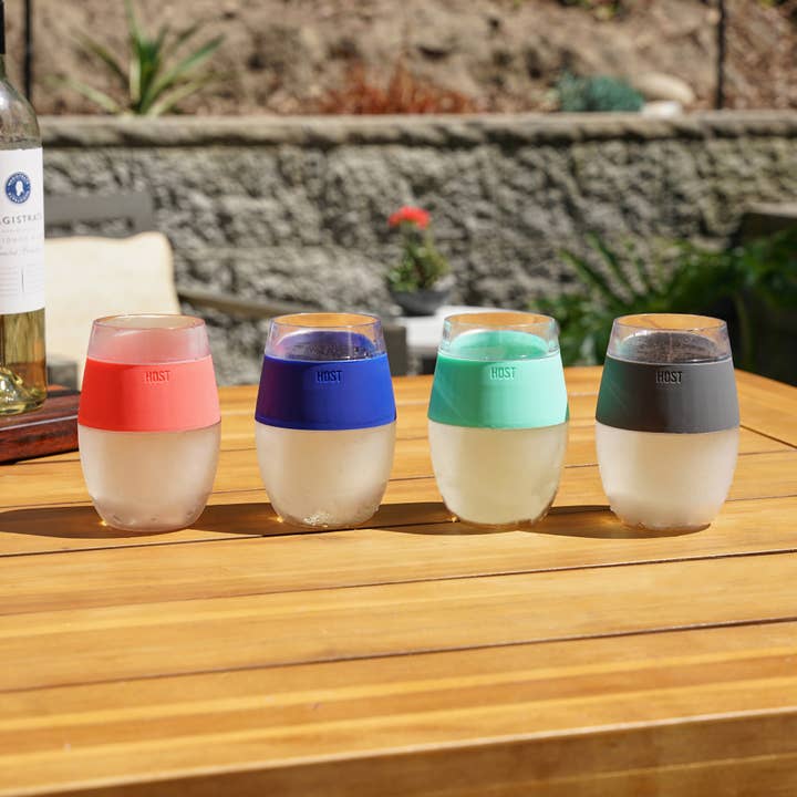 HOST - Wholesale Wine Glass - Wine FREEZE™ Cooling Cups in Asst Standard Colors Set of 42