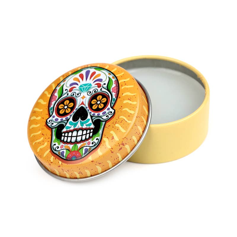 Puckator Ltd – wholesale Lip Balm – Day of the Dead Lip Balm in a Tin2