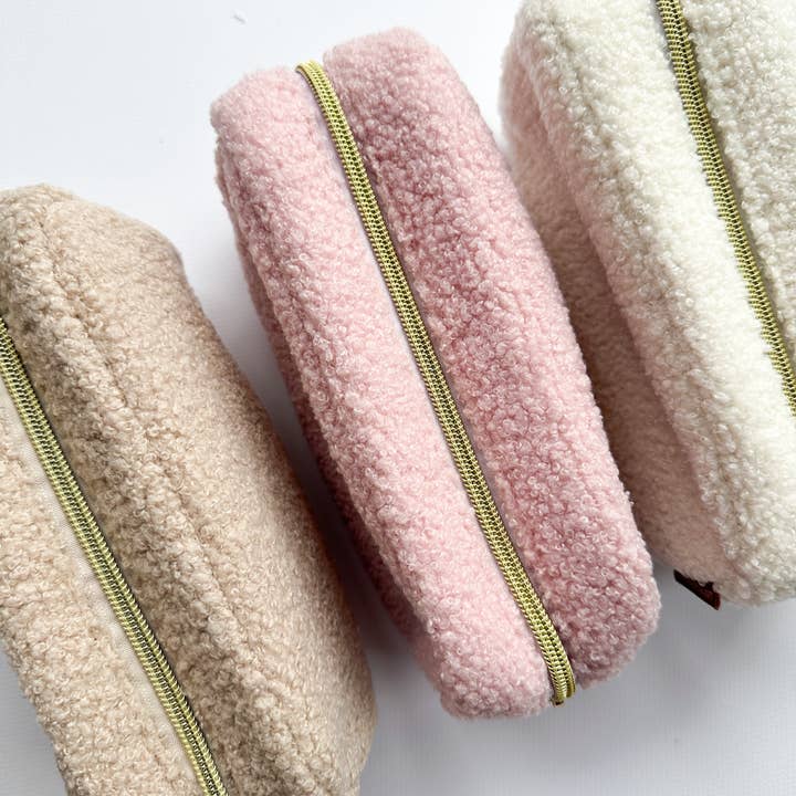 STATIONERY & GIFT - Wholesale Makeup/Cosmetic Bag - Make Up Tasje / Etui | Beige 1