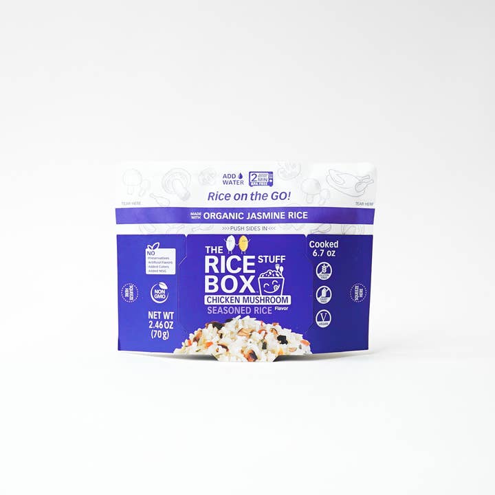 Floating Leaf Fine Foods - Wholesale Rice - The Rice Stuff Instant Org Chicken Mushroom Fried Rice Box