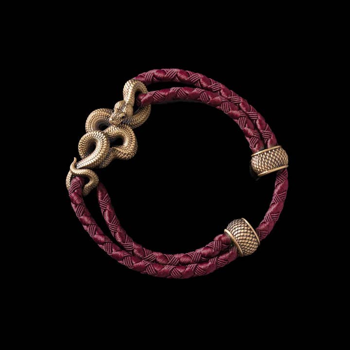 Coppertist.wu – wholesale Woven/braided bracelet – Tree Boa Rope Bracelet - Brass18