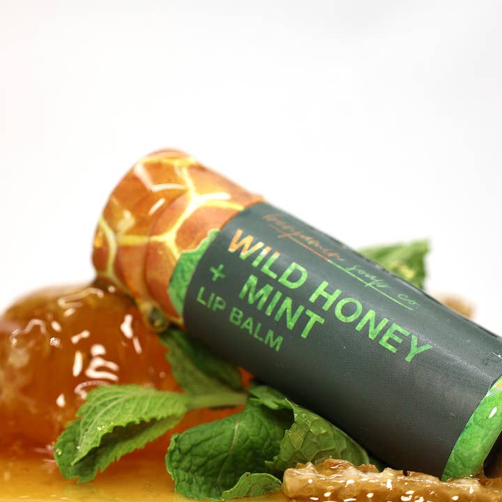 Benjamin Soap Co. - Wholesale Lip Balm - Wild Mint + Honey Lip Balm - Eco Friendly2