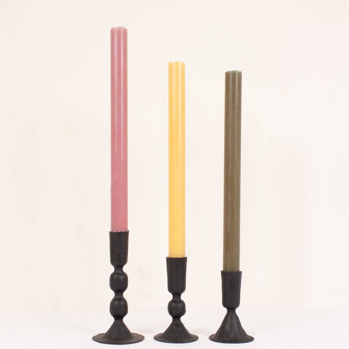 Bohemia Design - Wholesale Candle Holder - Large Black Candle Holder, Austen