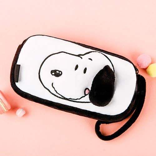 K-Wonderland – Engroshandel Penalhus – Snoopy dobbelt lynlåspose, makeup, arrangør, blyantpose0