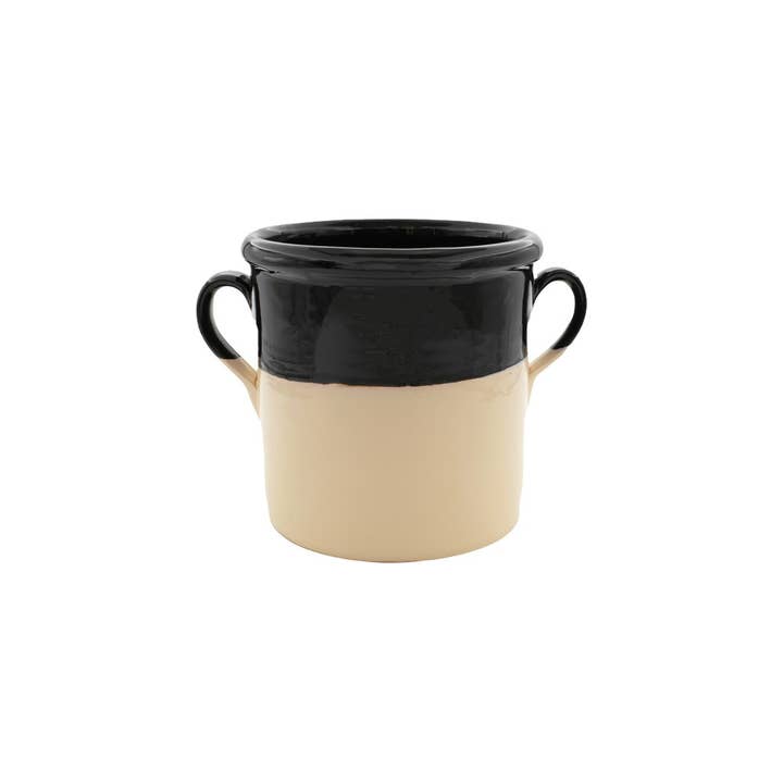 LOLIVA - Vendita all'ingrosso Barattoli decorativi - Capasa "Salentina" h. 15 cm - Linea Bicolore8