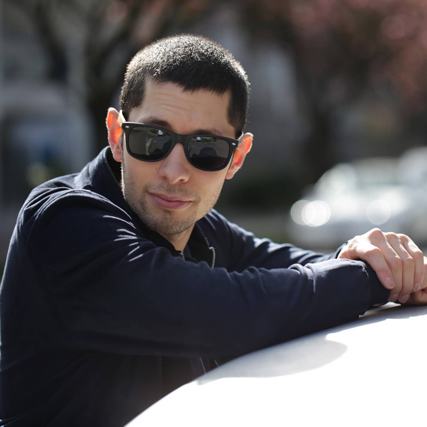 GOWOOD - Wholesale Sunglasses - Unisex - Ebony Wood Sunglasses with Black Polarized Lenses6