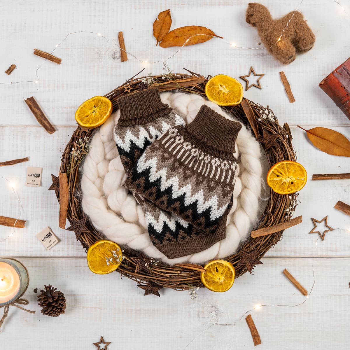 Alqo Wasi – wholesale Pet jumper – Dog – Woolly Peaks Alpaca Dog Sweater1