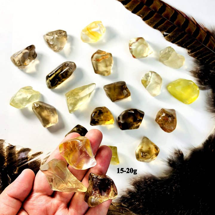 Rock Paradise - Wholesale Spiritual Stone/Crystal - Crystal Citrine - Tumbled Polished Natural Citrine by Weight2