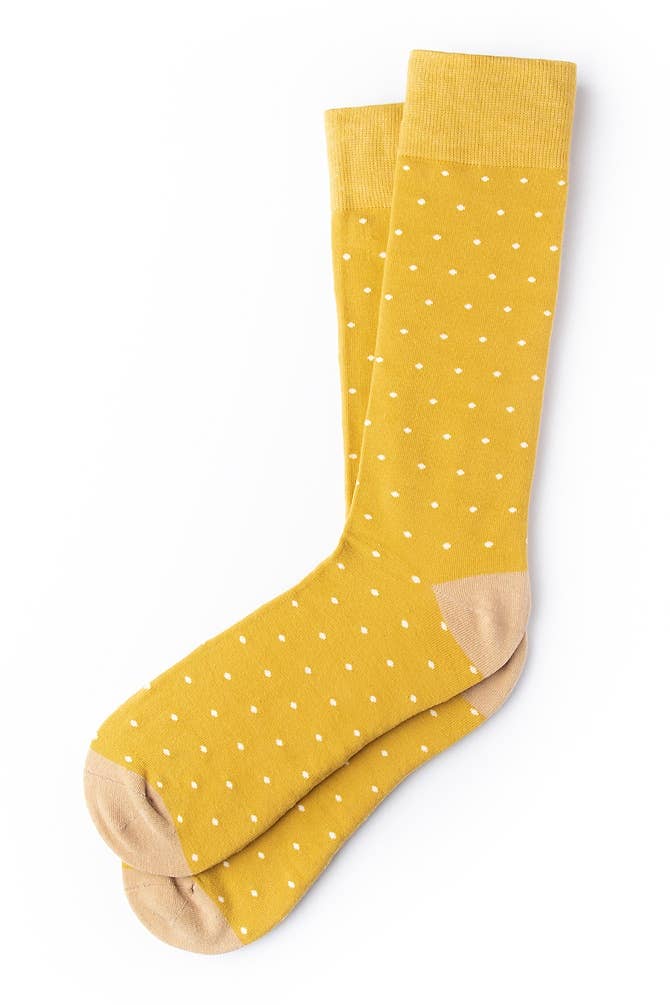 Alynn - Wholesale Socks - Men's - Dapper Dots Sock Carded Cotton by Alynn1