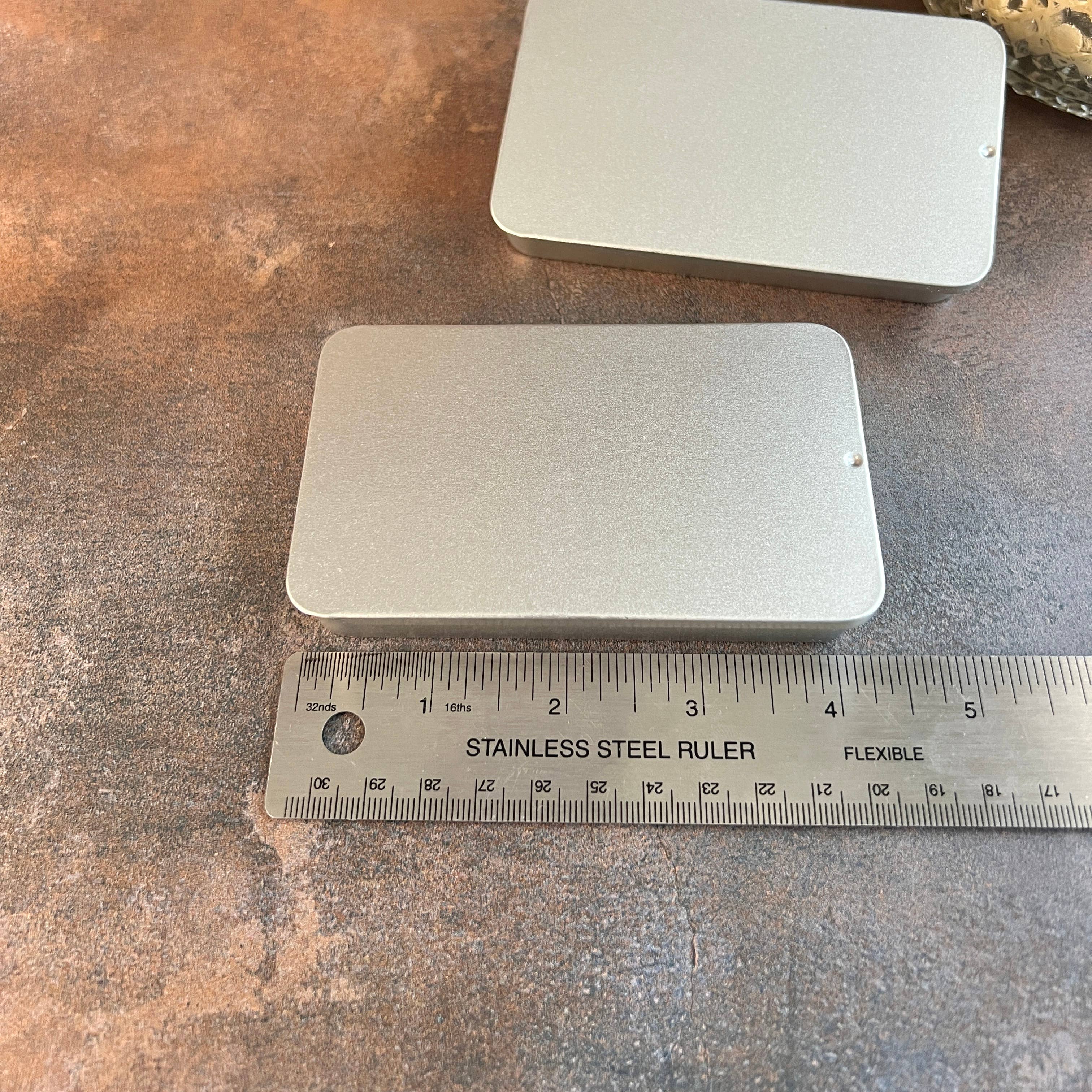 The Cutest Gifts - Wholesale Decorative Box - Slide Top Silver Tins4