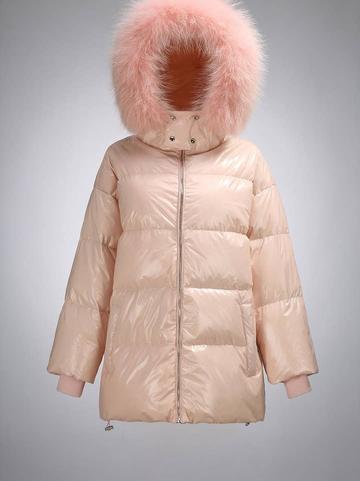 ALS Australia - Wholesale Puffer jacket – Women’s - Down Jacket with Raccoon Fur Collar Hood1
