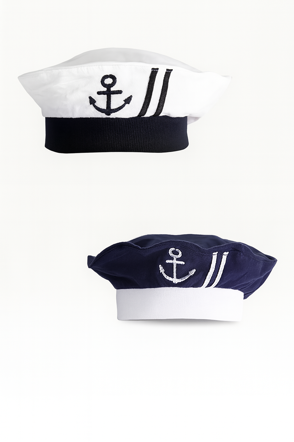 Fennco Styles - Wholesale Newborn/Knit Hat - Baby - Embroidered Anchor Nautical Sailor Cotton Baby Hat2