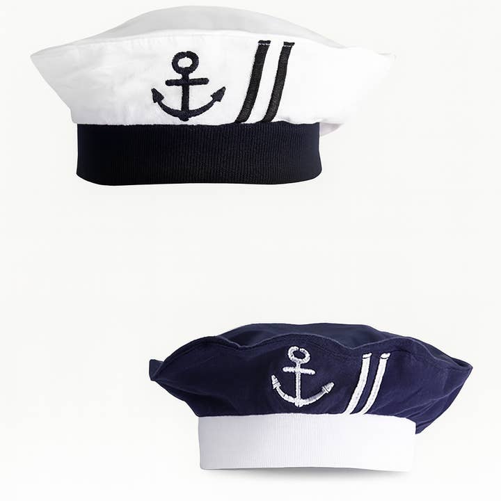 Embroidered Anchor Nautical Sailor Cotton Baby Hat and other Purchase Wholesale anchor hats. Free Returns & Net 60 Terms on Faire trending on Faire.