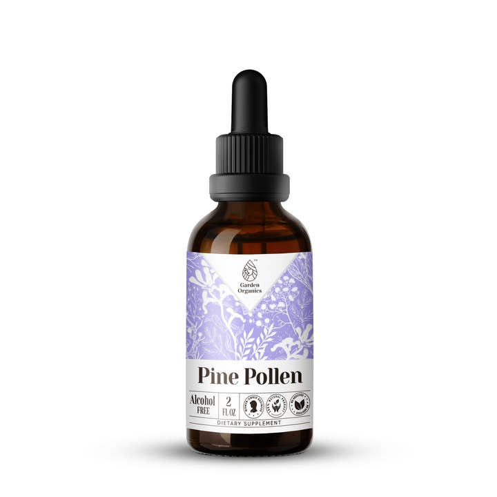 Pine Pollen Tincture for wholesale by Garden Organics